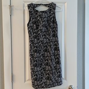 Women's H&M Black and White Cut-Out Dress
